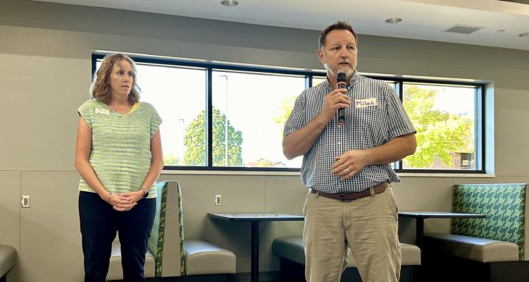 Survey Says... Last Wednesday night at the community survey meeting Miles McGinnis and Leanne Jochum went over the results of the survey with community members that were present.
