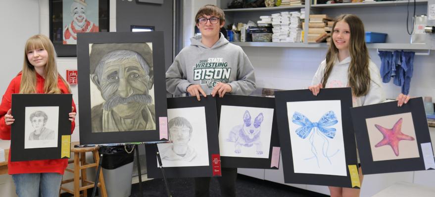 Central City High School Art Students Earn Multiple Ribbons
