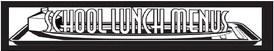 School Lunch Menus
