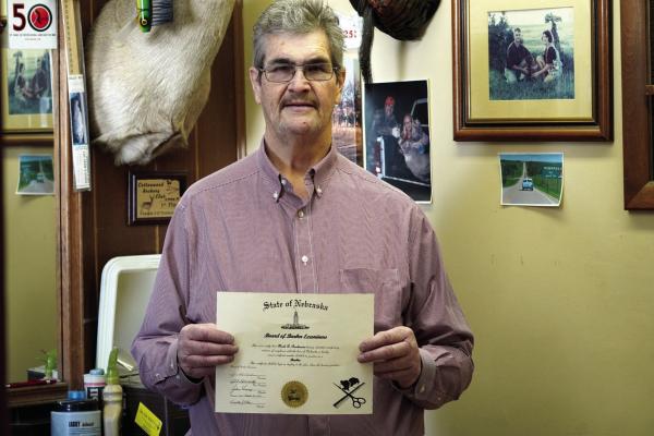 Marlo Broekemeier honored with award