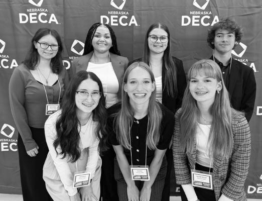 CENTRAL CITY HIGH SCHOOL’S DECA students recently attended the Fall Leadership Conference at Creighton University in Omaha. Courtesy Photo