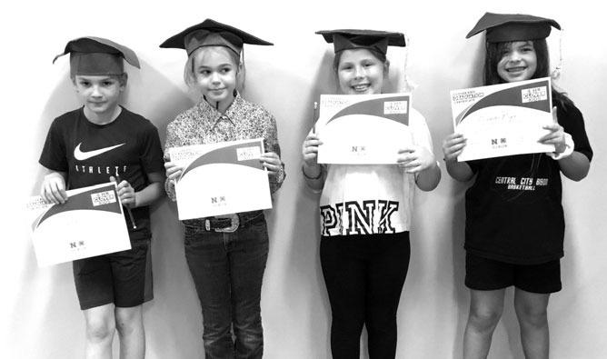 L-R: Cooper Root, Genevieve Ferraro, Camrie Brondel, Alexandra Meyer