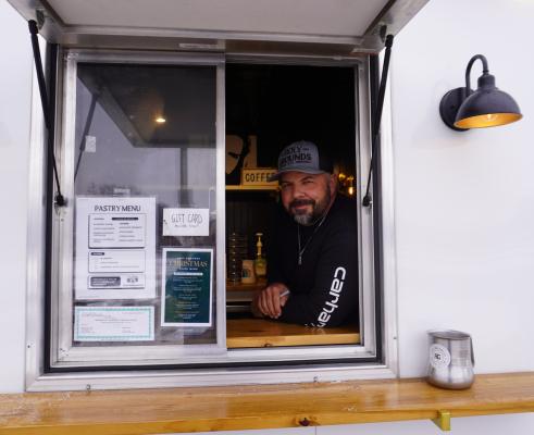 In recent memory, few businesses have had a following as large as Holy Grounds Coffee Co. The coffee truck has been a hit around the area with Chad Rodenbaugh and his family bringing the business to life since it was founded late in 2021. (R-N Photo by Jacob Kennedy)