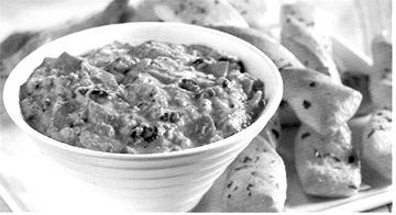 Pepperoni Pizza Dip with Breadstick Dippers