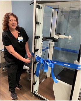 When it comes to the health of our community, Merrick Medical Center is always looking for new tools to help. Recently Shelly in the Respiratory Therapy Department, was able to cut the ribbon on a new Vyntus BODY machine from Vyaire Medical. The machine will be used with patients 18 and over who have a referral from their physician. (Courtesy Photo)