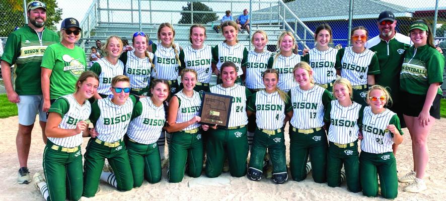 Lady Bison one win from state