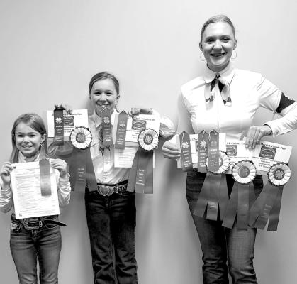 Pictured above left to right: Genevieve Ferraro, Victoria Ferraro and Raegan Ferraro.