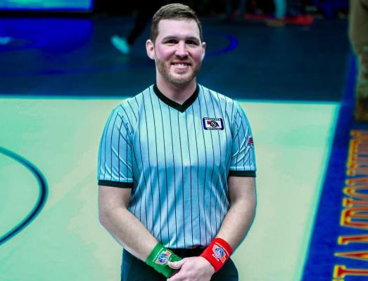 Central City’s Jake Brown makes his fifth NSAA State Wrestling Championships appearance as an official sharing his skills with many.