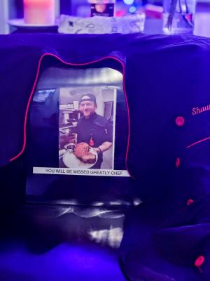 A memorial dedicated to Chef