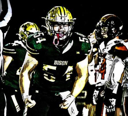 Riley Lavene after a key sack