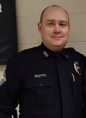 Officer Hedge settles in with Central City Police Department