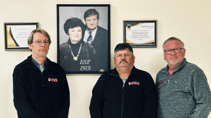 Family Traditions For the Hawthorne family, providing outstanding customer service and continuing to build Central City Scale into a global name is a family tradition worth continuing. Carrying on the legacy of their father, Ron are, (left to right) Scott, Dave and Tom Hawthorne who along with a dedicated staff carry on that mission.