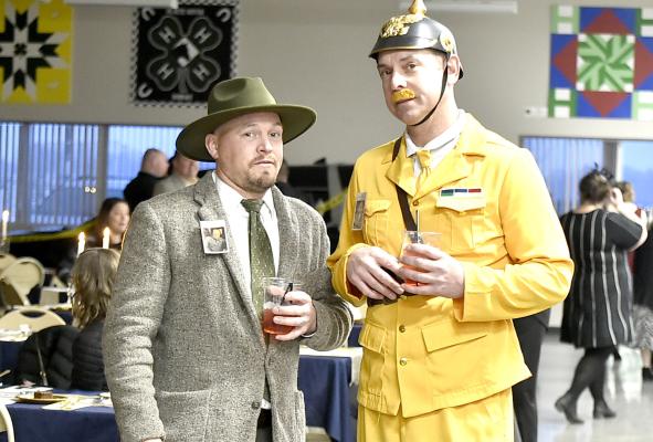 Who Done It? Saturday night the Central City Area Chamber of Commerce hosted their first Chamber Gala since 2020 and it was a murder mystery themed event. The night provided plenty of entertainment thanks to characters played by locals like Travis Kuchar (left) and Jeff Johnson (right) but who ended up being the murderer?
