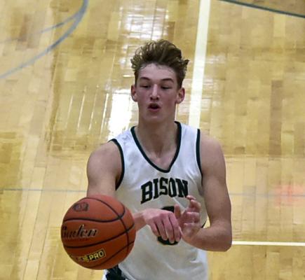 BIG Time The Bison will look to junior Jakob Ruhl to help fill some big shoes after a strong season last year. Ruhl looks BIG, Better In Green.