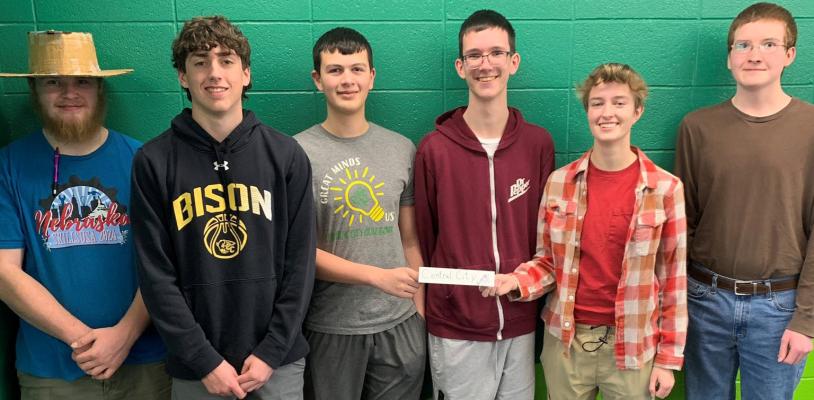 College in Columbus on Monday, March 17. The team went 5-0 on the day, with wins over Palmer (60-15), Columbus Scotus (75-15), Nebraska Christian (65-30), and Clarkson (85-30 and