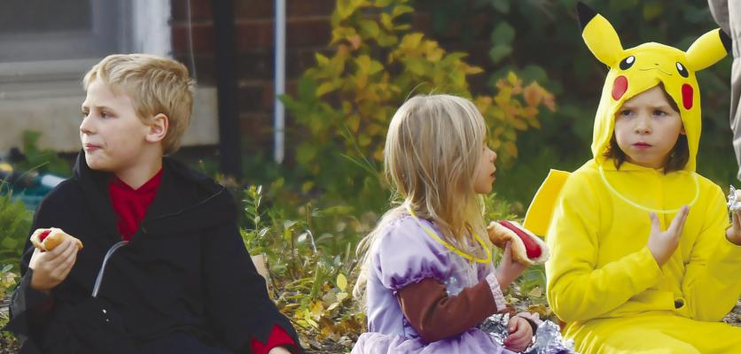 CLARKS residents of all ages had the chance to get a jumpstart on trick-or-treating last Friday afternoon during the annual Halloween Parade. The community’s Halloween celebration, which featured a free hot dog meal in the early evening, drew a large crowd downtown, with a bevy of ghouls, goblins, witches, and wizards taking to the streets. Photo by Jordan Coslor