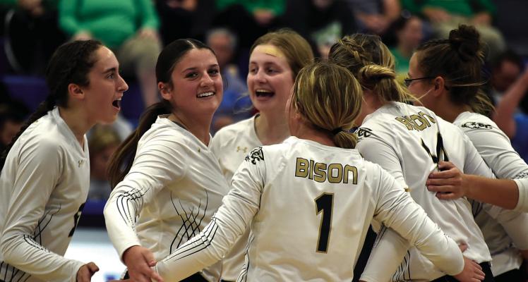 Lady Bison triple win total as season ends