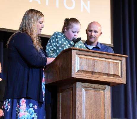 Merrick Foundation Scholarships The annual Merrick Foundation Scholarship Ceremony is a day full of heartwarming moments, but perhaps the best moment comes from the youngest presenter, Bailey Graham. Bailey presented with the help of her mother Shauna and father Zeb.
