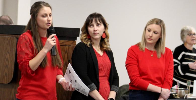 Expert Knowledge Merrick Medical Center Ladies Night was highlighted by plenty of fun, but there was also plenty of education along the way including talks from (left to right) Natalie Pearson PA-C, Dr. Traci Dieckmann and Elisa Zeiss PA-C who spoke on matters of women’s health.