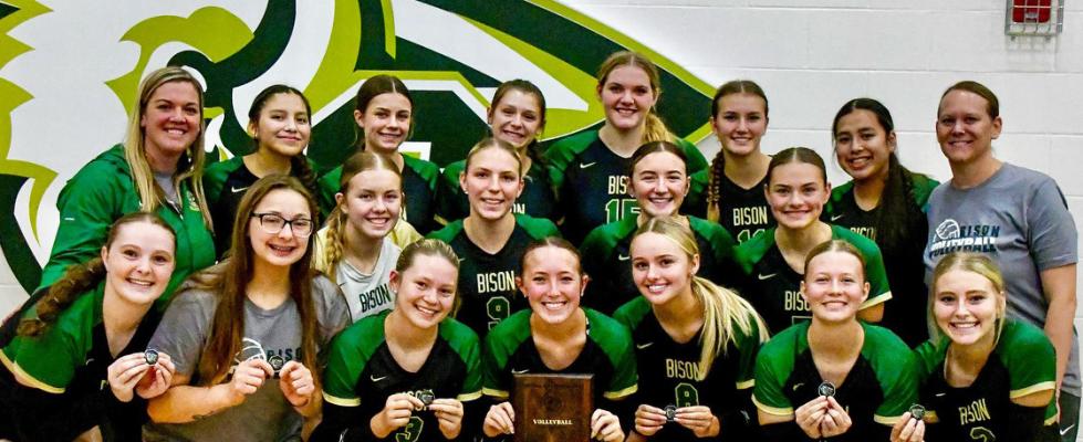 ...They are on a roll. The Bison volleyball team battled into the Central City Invite championship but came up just short of their ultimate goal for the tournament. They also picked up a win over Ord on Tuesday night. The team is now 12-3 on the season as they look to keep chugging.
