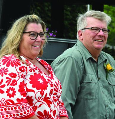 RANDY AND MONICA SIMONSON were honored with the Good Neighbor of the Year Award during this year’s parade.