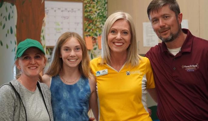 New and Improved Last week’s MCCDC open house was an opportunity to look to the future, but also the past for folks like Danae Perry, Piper Fasbender, Kiki Fasbender and Nathan Perry. It was also an opportunity for Katie Benner and others to show off the fruits of their dedication.