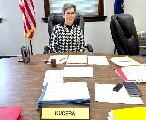 Leading the Way The first order of business in 2024 for the Merrick County Board of Supervisors was to reorganize the board. In doing so, Carolyn Kucera was chosen to serve as the board chair while Roger Wiegert will transition to the board vice-chair for the year.