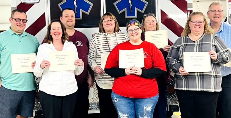 Central City Ambulance honors milestones