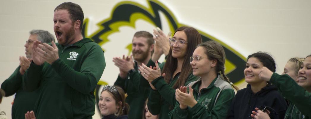 Lady Bison grapplers make history in first dual