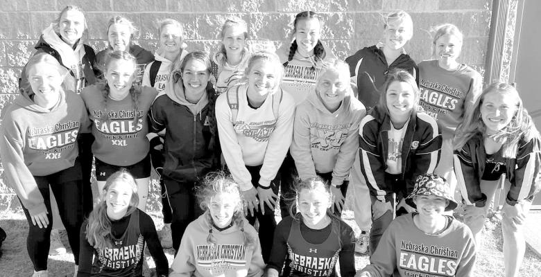 The Nebraska Christian track team has been electric this year and that includes the Lady Eagles who have dominated in multiple meets. This time around it was the Goldenrod Conference meet where they took first place along with the boys and the junior high girls. Next up will be districts and then on to state where the Eagles are expected to hand tough as they look to finish the season strong.