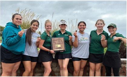 In recent years the Lady Bison golf team has come close to winning a conference championship, but they are close no more as they are the 2023 Lou-Platte Conference Champions. The team championship was the pinnacle, but the Bison also found individual success with five members of the team placing on the day.