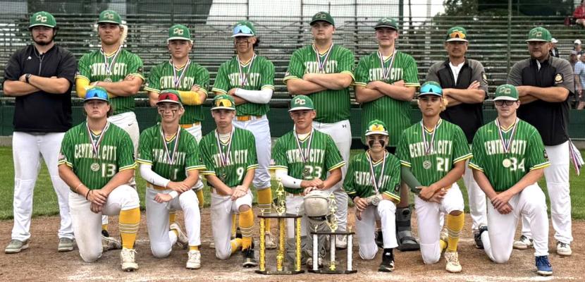 Team includes Jaxson Gustafson, Tallan Kelso, Angelo Pacaj, Quinn Jensen, Colton Boroff, Jayden Carlson, Bryan Redmond. Back Row: Coach Aydon Nelson, Colbyn Peters, Conner Erickson, Luke McHargue, Tristan Richardson, Carter Wright, Coach Douglas Erickson, Coach Ben Nelson.
