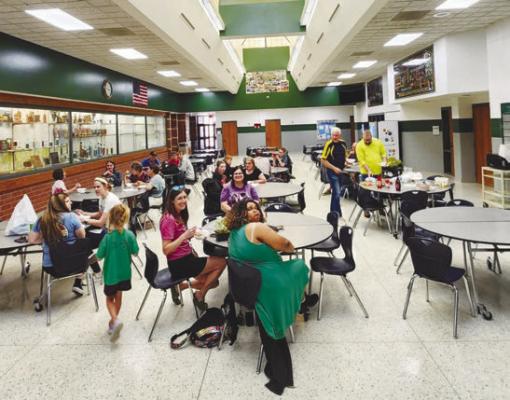 MENTORS AND MENTEES with the Central City TeamMates program enjoyed their annual ice cream social at the end of the last school year.