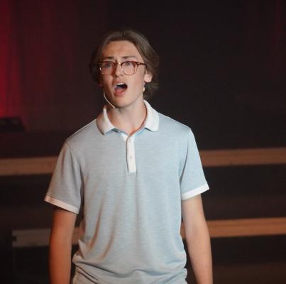 Sing Me a Song Fyn Fasbender sings “Love I hear” during his performance with with Broadway Academy.