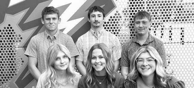 HIGH PLAINS COMMUNITY SCHOOLS is set to celebrate homecoming on Friday, September 25th. This year’s candidates include (back row): Carson Swedenburg, Aaron Brown, and Cameron Reed; (front row): Tessa Morris, Kinley Spurling, and Michaela Danklesen. The homecoming coronation will take place at the conclusion of the Storm’s football game against Grand Island Lutheran on Friday. Courtesy Photo