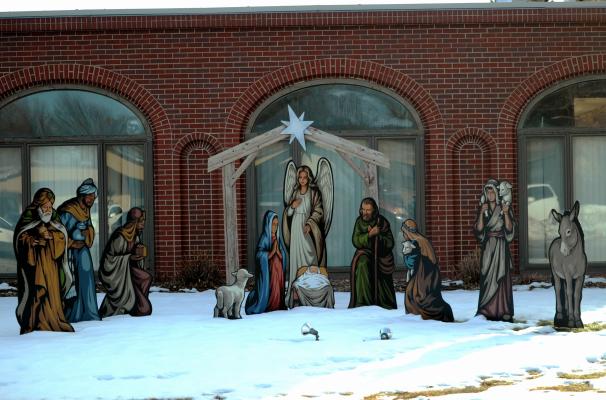 Christmas 2023 ‘Tis the season to remember the reason behind our Christmas celebrations each year. For some the day is about family or gifts, but for those in the Christian faith, the day provides an opportunity to celebrate the arrival of Jesus Christ. The savior of mankind was born into humble beginnings, born in a manger located in a stable due to the inn in Bethlehem not having available space. The scene is well depicted each year in various places around the community.