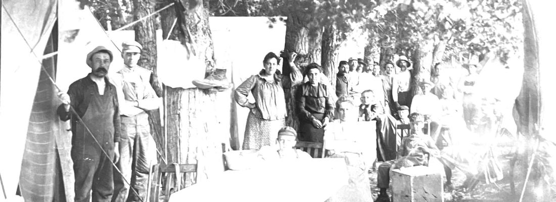 These were an annual event every summer for many years after the War ended as long as Veteran’s were alive and able to gather. Photo likely from very late 1890’s to early 1900’s. Courtesy Photo