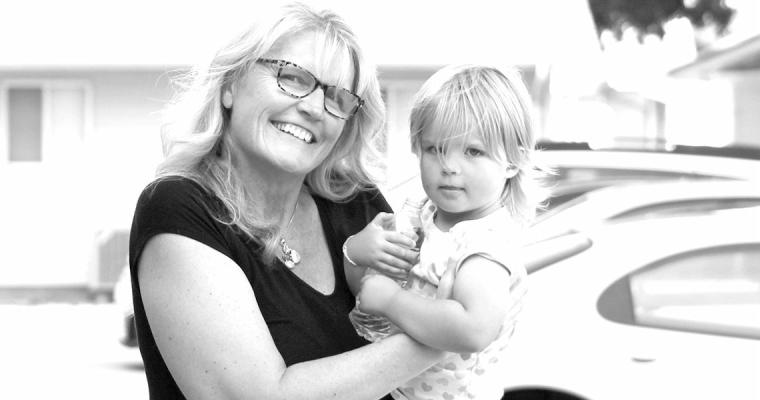 Fun for All Community Night Out brought out people of all ages to better get to know their neighbors. Organizing a local event was Tammy Erickson who may have done it just to show off her granddaughter Lainey Paup.