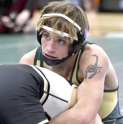 Now wrestling at 138, Brandon Fye joined Tristan Burbach in wrestling at a new weight this season and also going a perfect 5-0 on the day Friday at the Ord Holiday Dual Tournament and now prepares for the CC Invite.