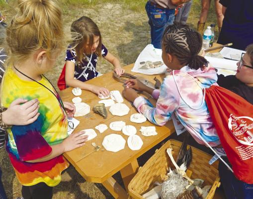 FOURTH GRADERS enjoyed a variety of fun activities at Bader Park during Merrick County Education Day. Courtesy Photo