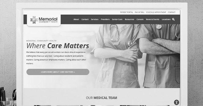 MEMORIAL COMMUNITY HEALTH in Aurora recently announced the launch of its newly redesigned website. Courtesy Photo