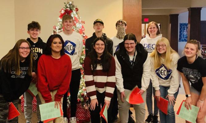 DECA Caroling at Cottonwood Estates
