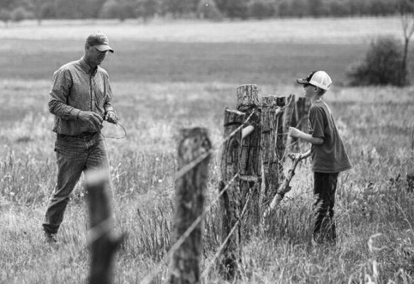 TROY ANDERSON has been involved with the Beef Quality Assurance (BQA) program since the mid-1990s and now passing down the core principles to his son. Courtesy Photo