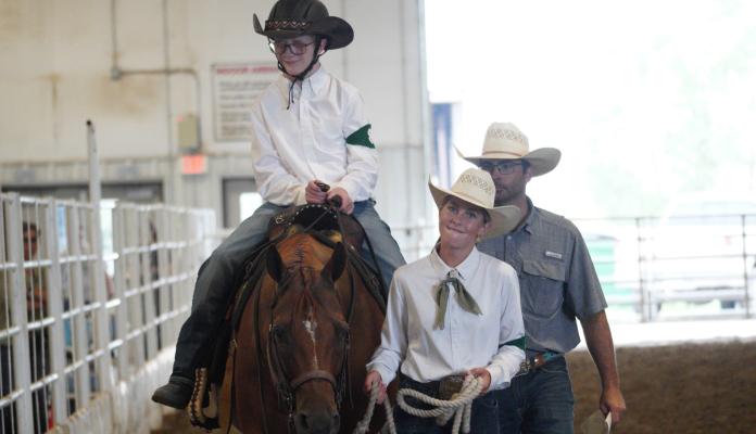 Opportune Acres It is a beautiful things when people receive opportunities that they may not have once though possible and that is what Opportune Acres is all about. The trend has been a large one it the area as even the annual 4-H horse show features inclusivity for all including Jacob Ferris and Kayden Tyan who paired up.