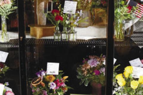 A VARIETY OF FRESH FLOWERS were on display at Flourish Floral Co.