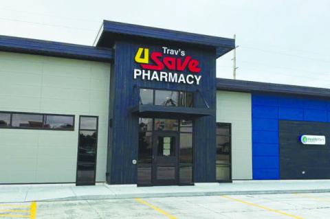 TRAV’S U-SAVE PHARMACY recently unveiled its new location in downtown Central City. The pharmacy’s new storefront is located at 520 G Street. Courtesy Photo